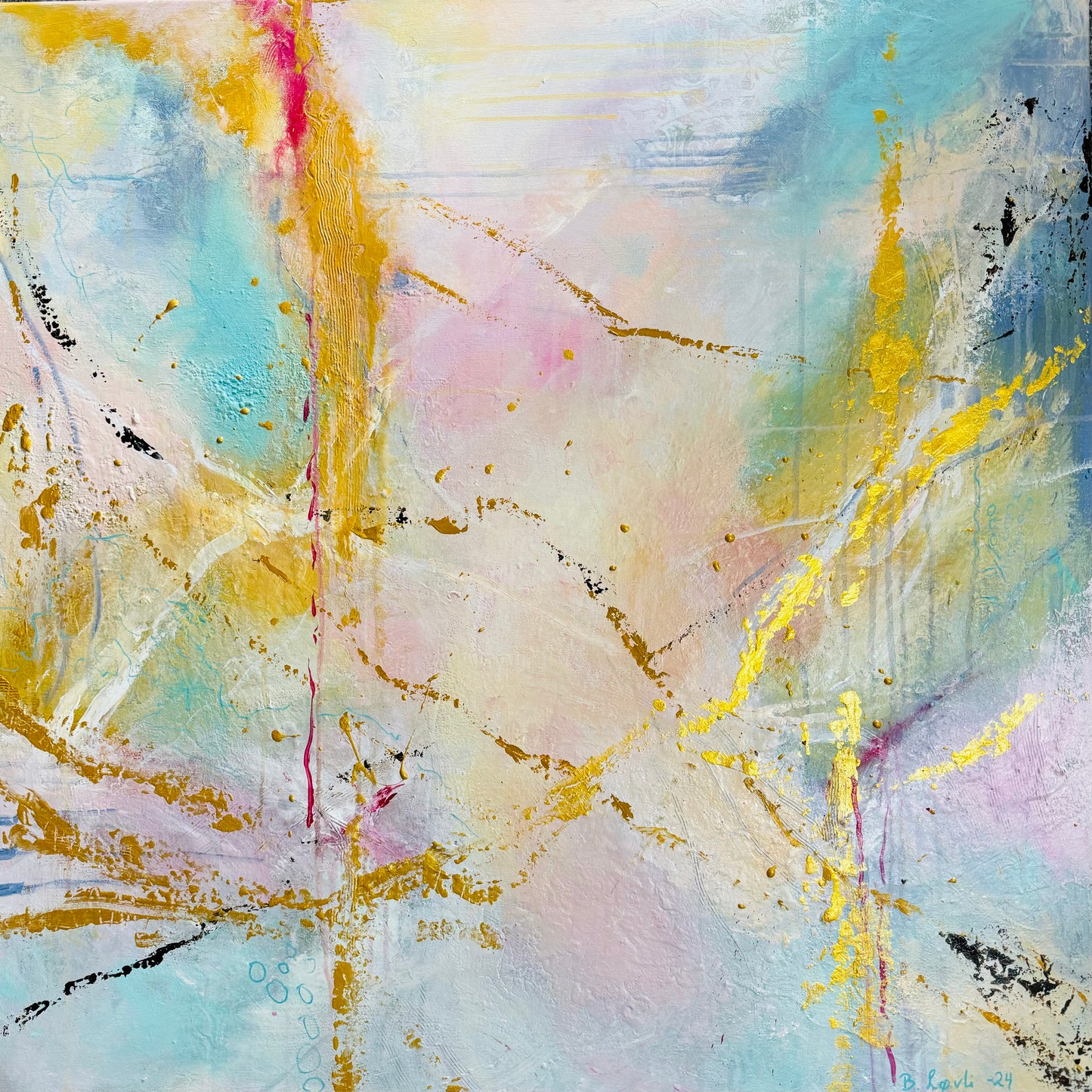 "Dagdrømmer" 80x80 cm