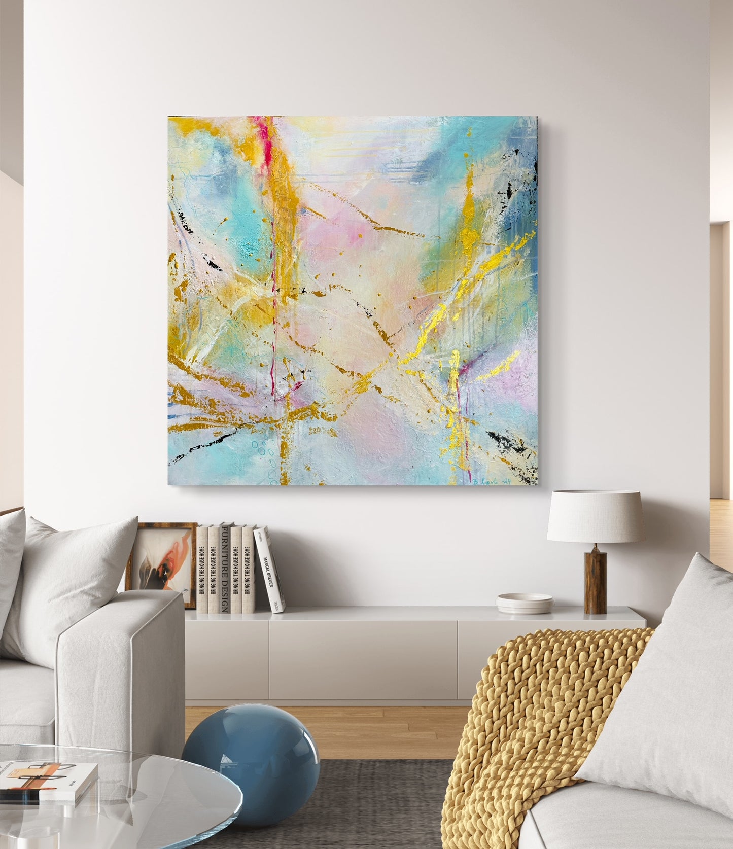"Dagdrømmer" 80x80 cm