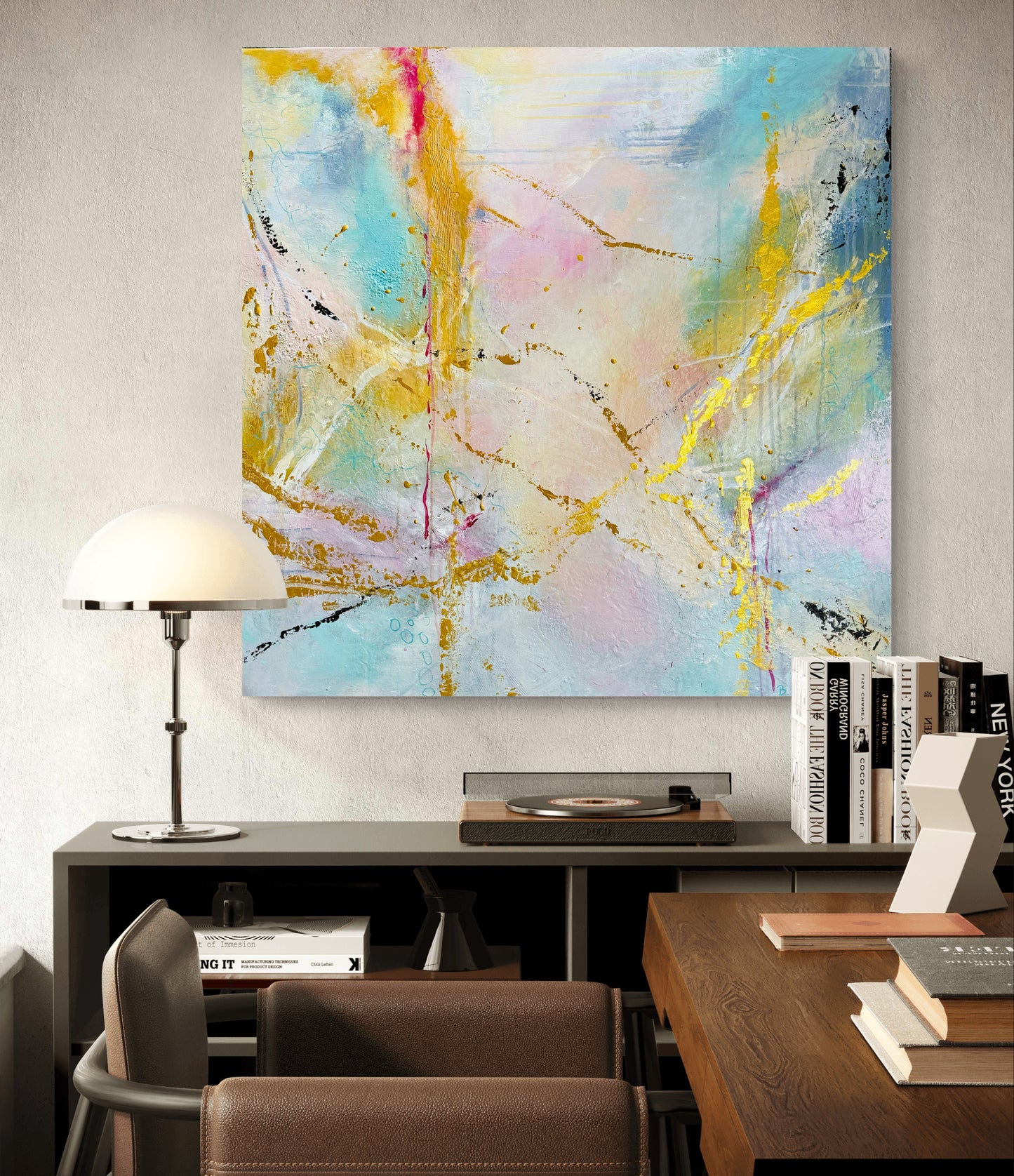 "Dagdrømmer" 80x80 cm