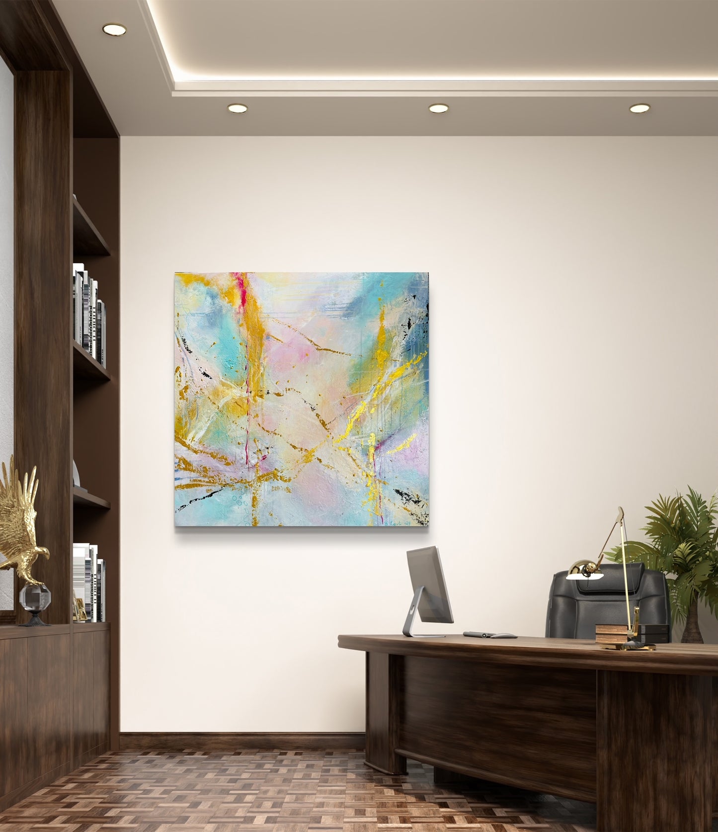 "Dagdrømmer" 80x80 cm