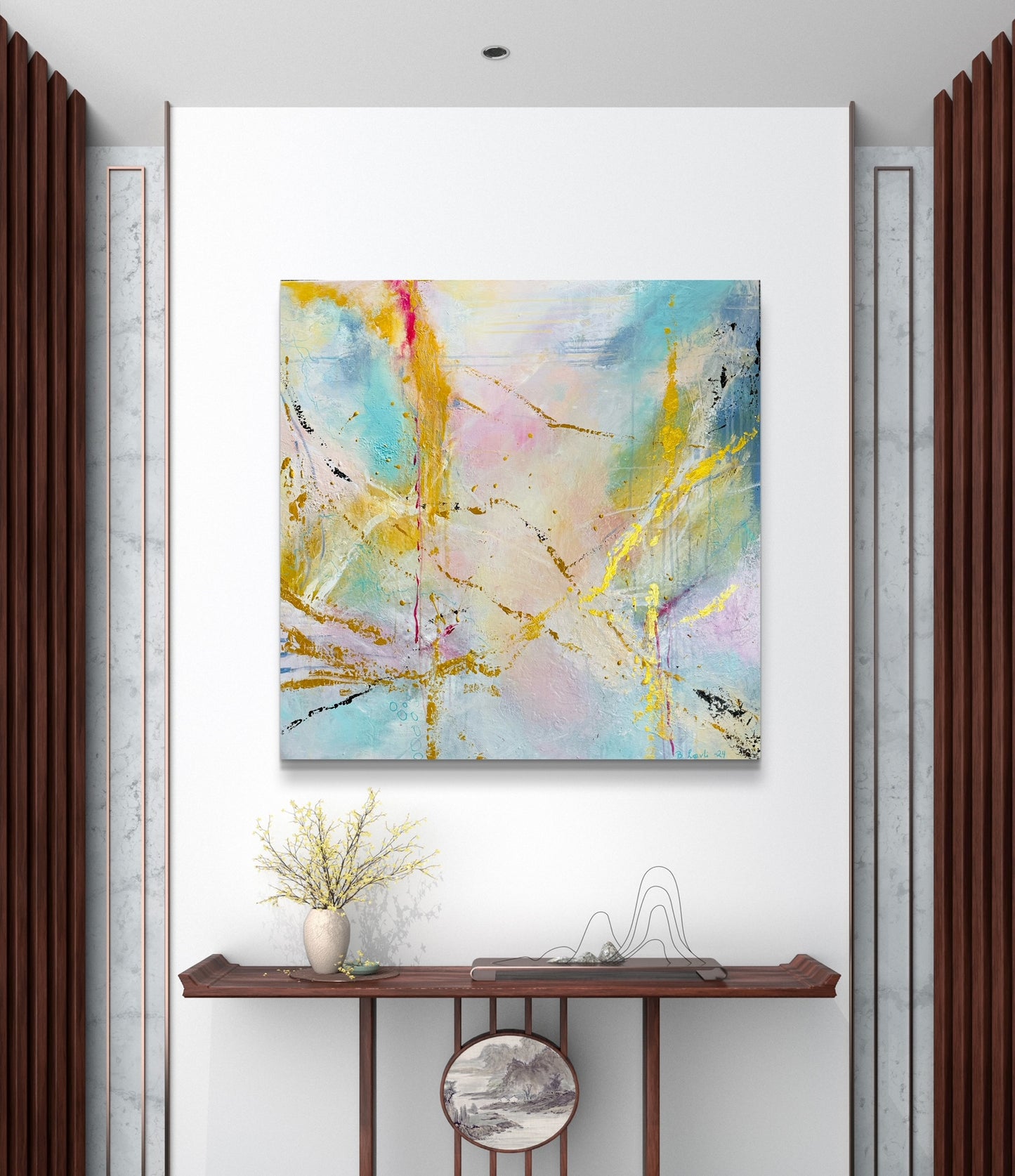 "Dagdrømmer" 80x80 cm