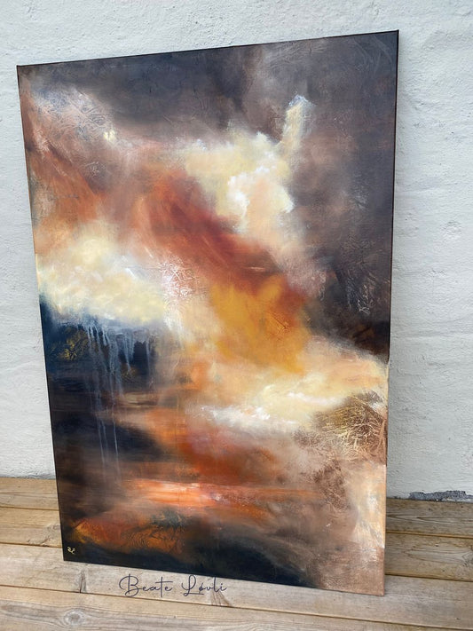 "Hint of evening" 120x80 cm