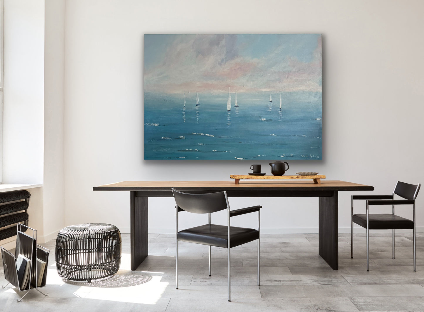 "Stille seilas" 70x100 cm