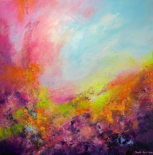"Tankens gleder" 90x90 cm
