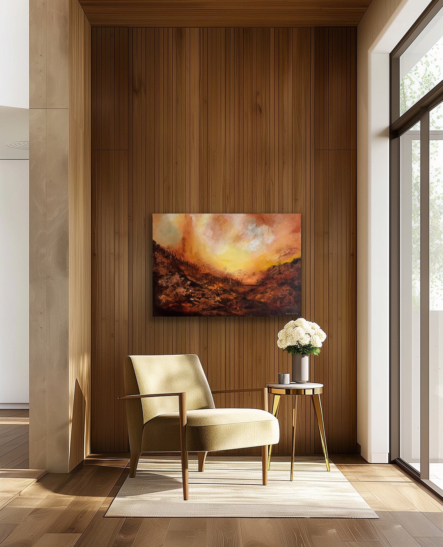 "Sienna Dreams" 70x100 cm