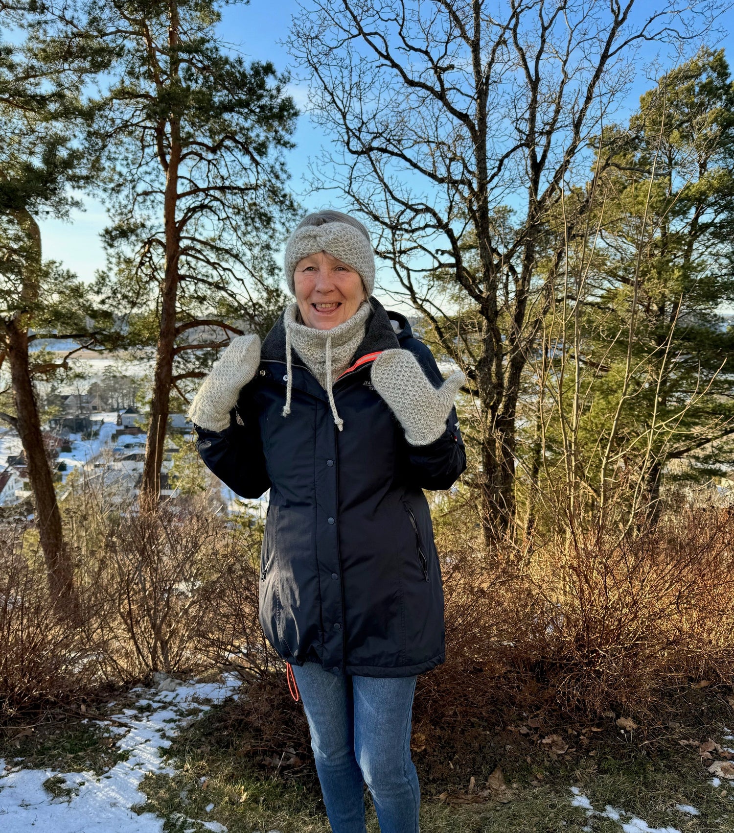 åndstrikka til salgs