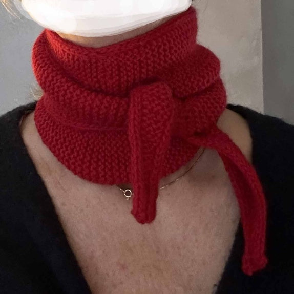 Rødt skjerf
