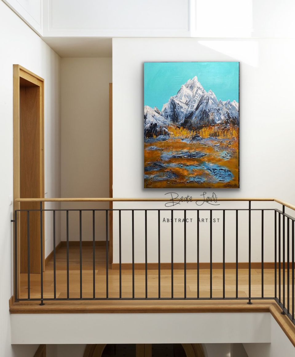 "Høstfjell" 80x60 cm