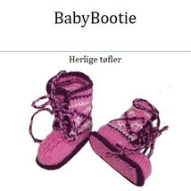 Babybooties med snøring