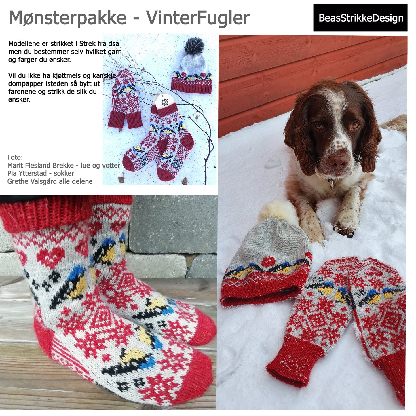 VinterFugler - Mønsterpakke