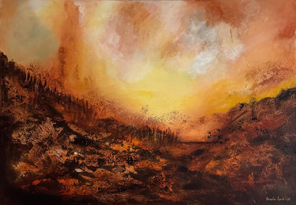 "Sienna Dreams" 70x100 cm