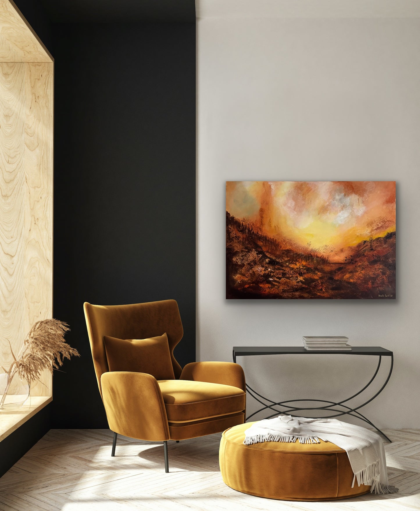 "Sienna Dreams" 70x100 cm