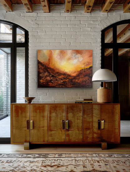 "Sienna Dreams" 70x100 cm